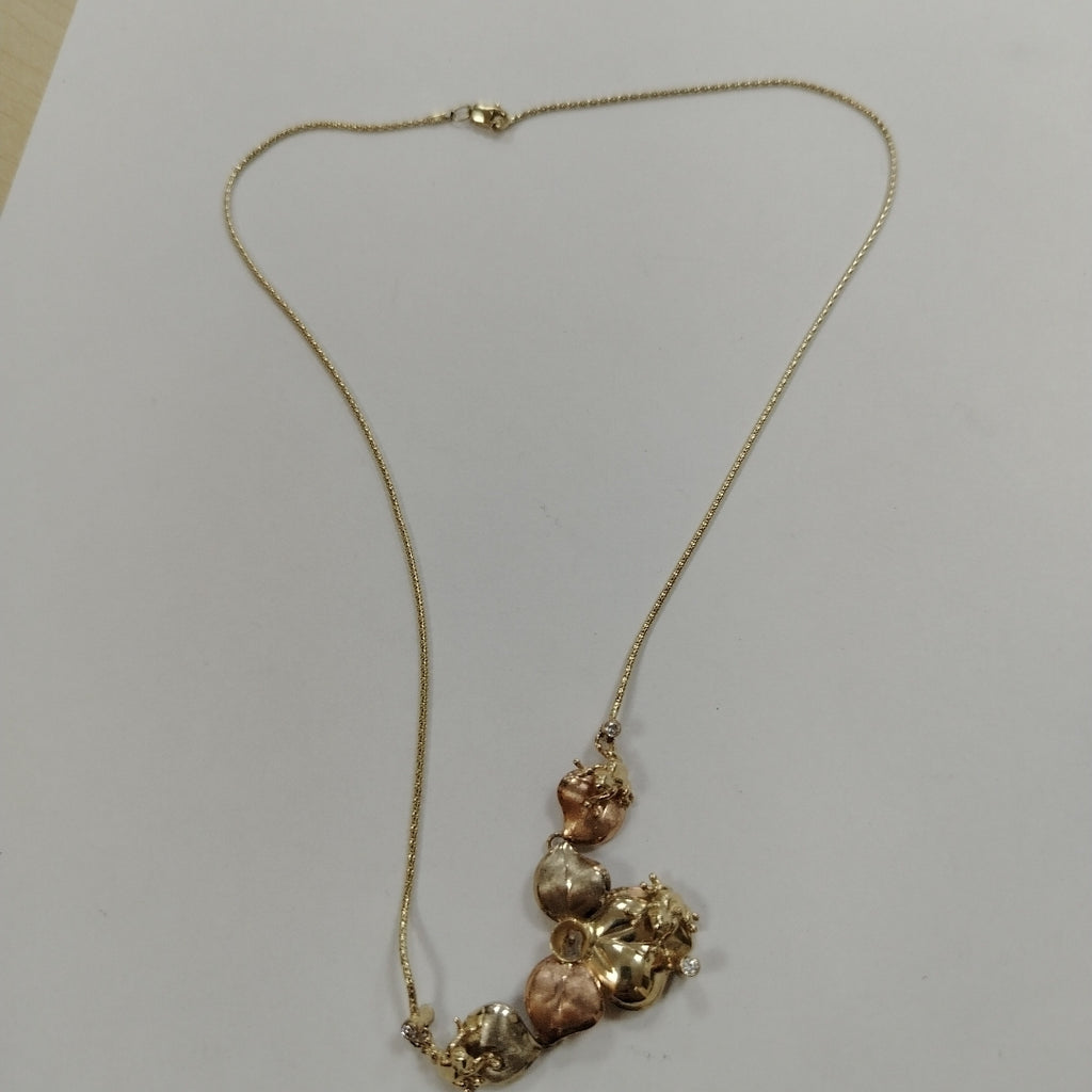 GARGANTILLA ORO, ORO COMBINADO 14 K 8.4 GRMS (SEMINUEVO)
