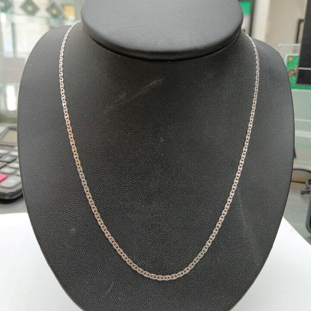 CADENA TEJIDO ESPEJO PLATA .925 60 CM 4.2 GR (NUEVO)