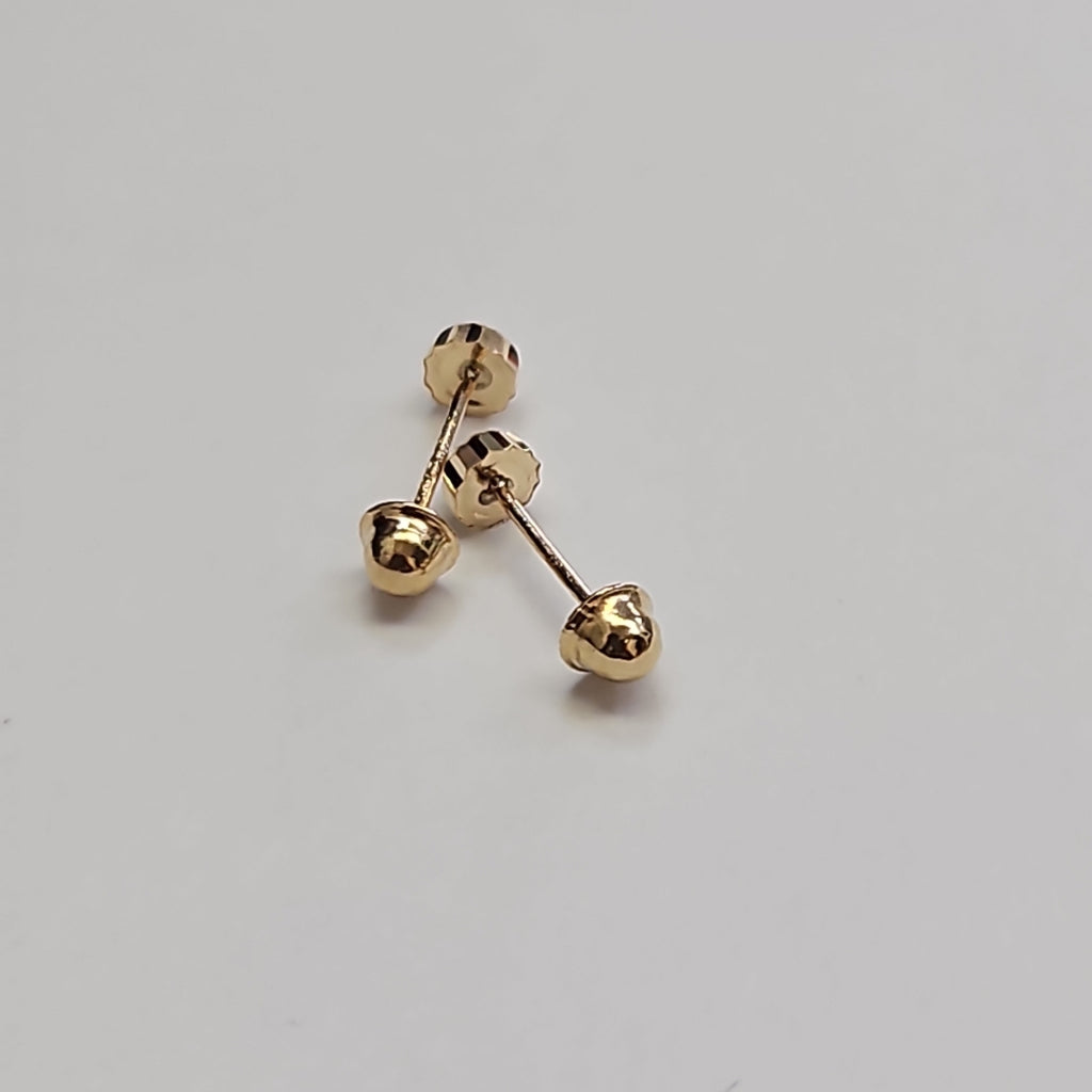 BROQUELES BROQUEL FIG HONGO 14K 0.17 GR (NUEVO)