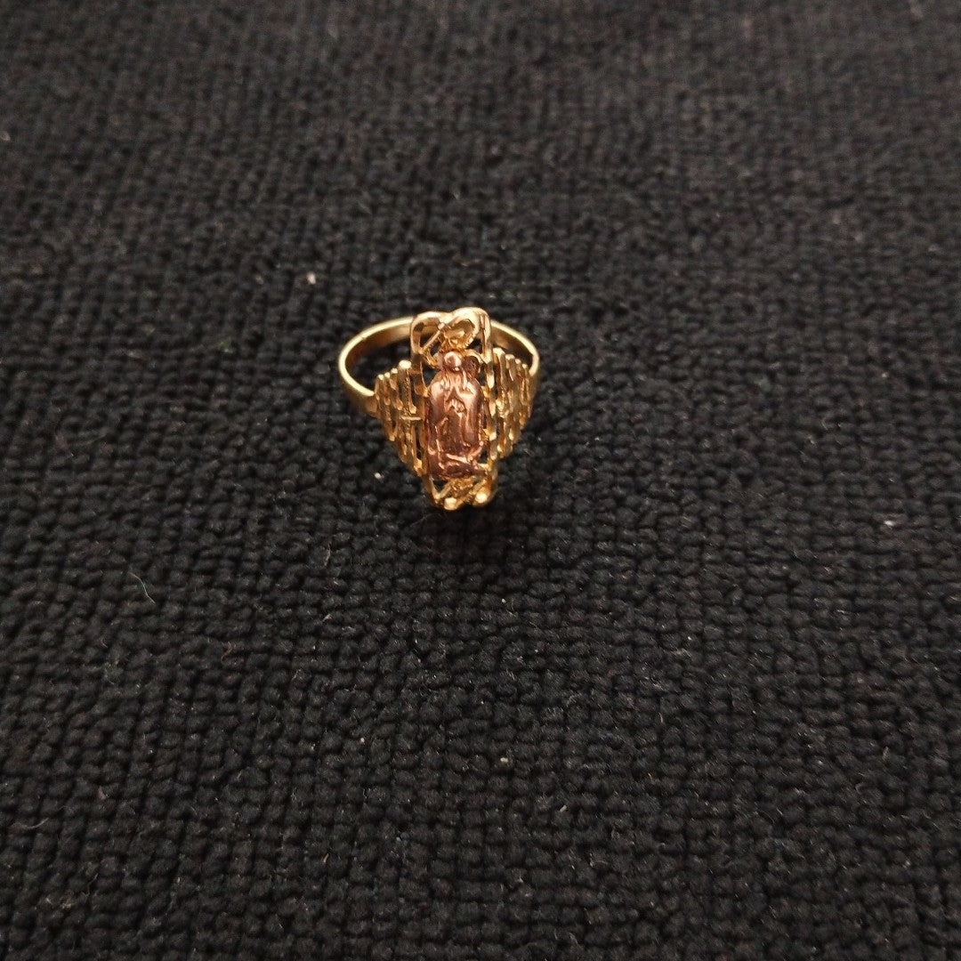 ANILLO ORO COMBINADO 10 K 2,50 GRMS (SEMINUEVO)