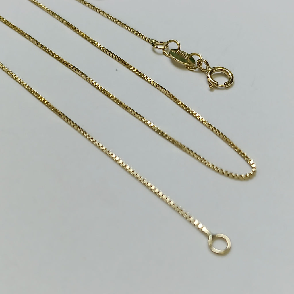 CADENA VENECIANO 14K 55 CM 1.8 GR (NUEVO)