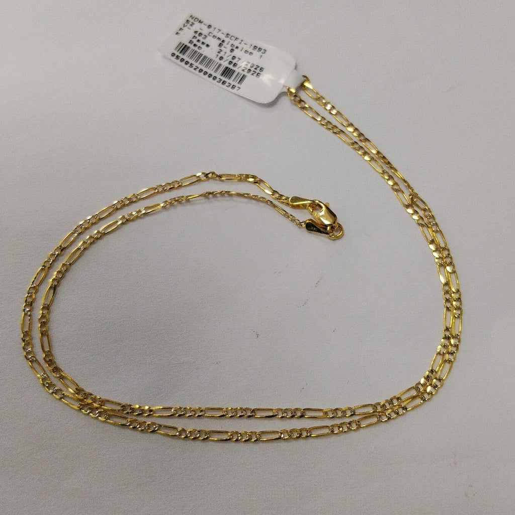 CADENA 3X1 14K 50 CM 3.4 GR (NUEVO)