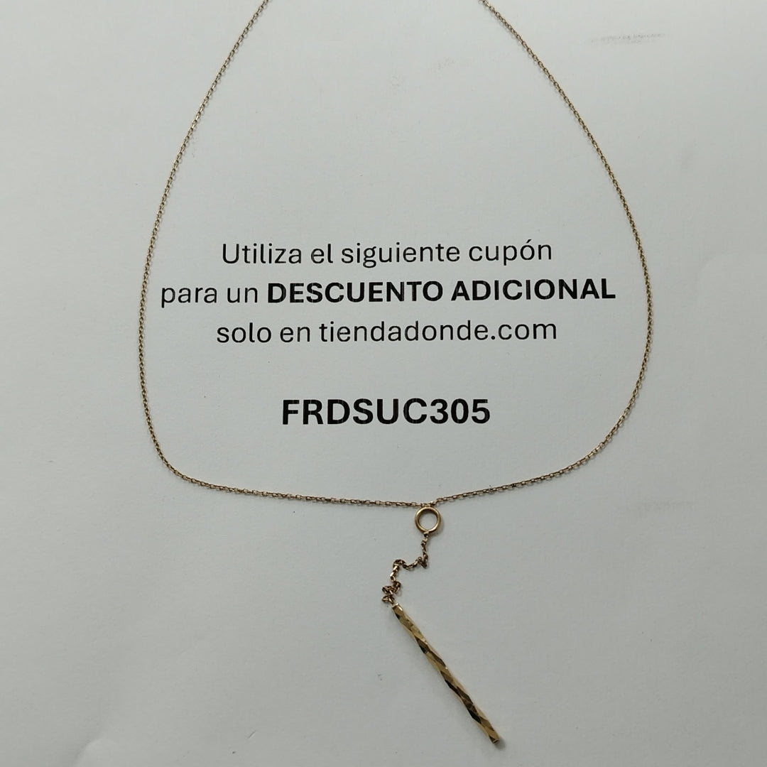 GARGANTILLA ORO 14 K 1,80 GRMS (SEMINUEVO)