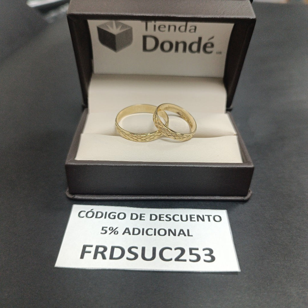 ARGOLLA ORO 10 K 2.7 GRMS (SEMINUEVO)