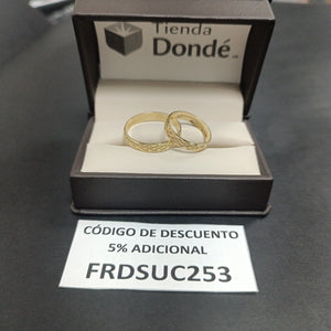 ARGOLLA ORO 10 K 2.7 GRMS (SEMINUEVO)