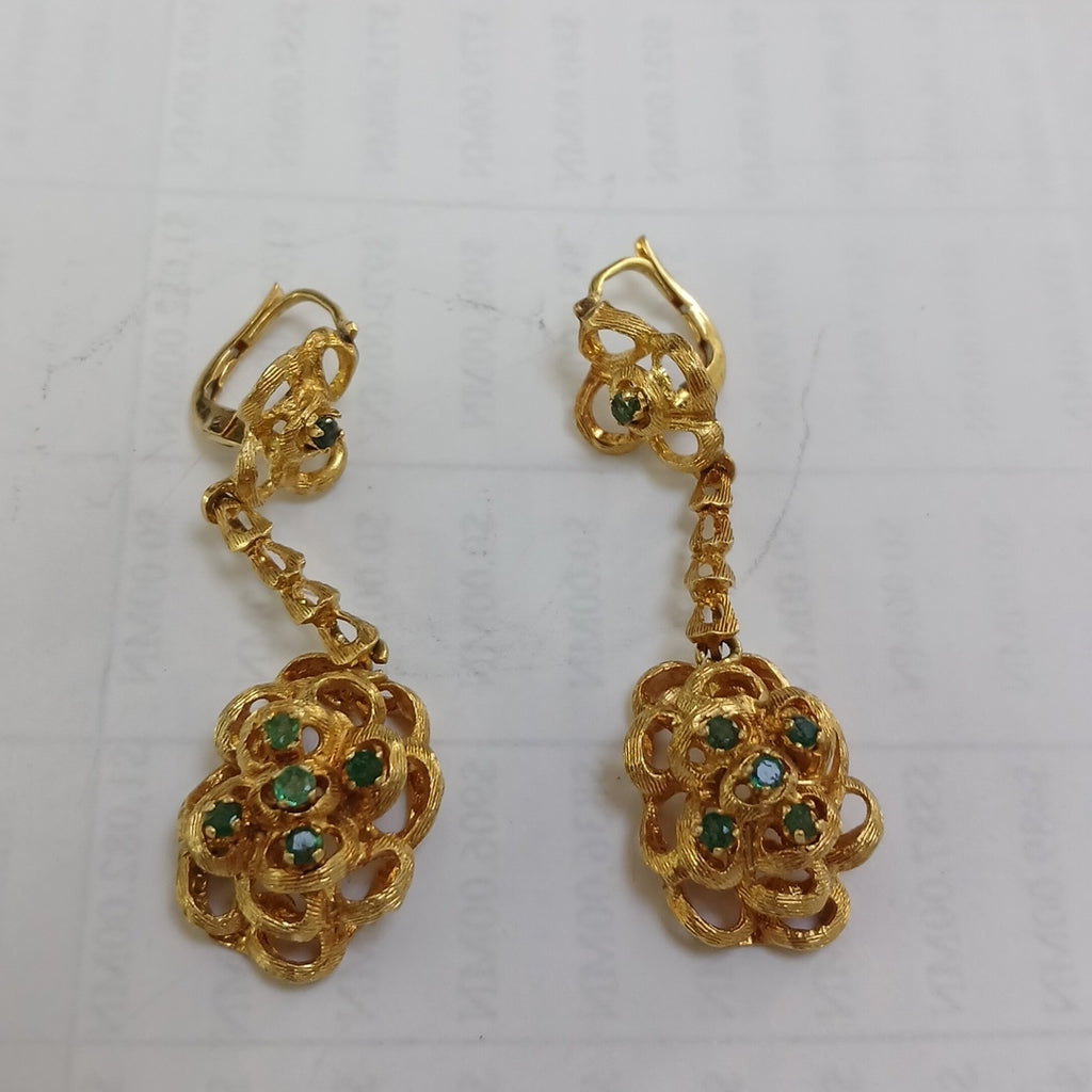 ARETES PAR ORO 18 K 18.1 GRMS (SEMINUEVO)