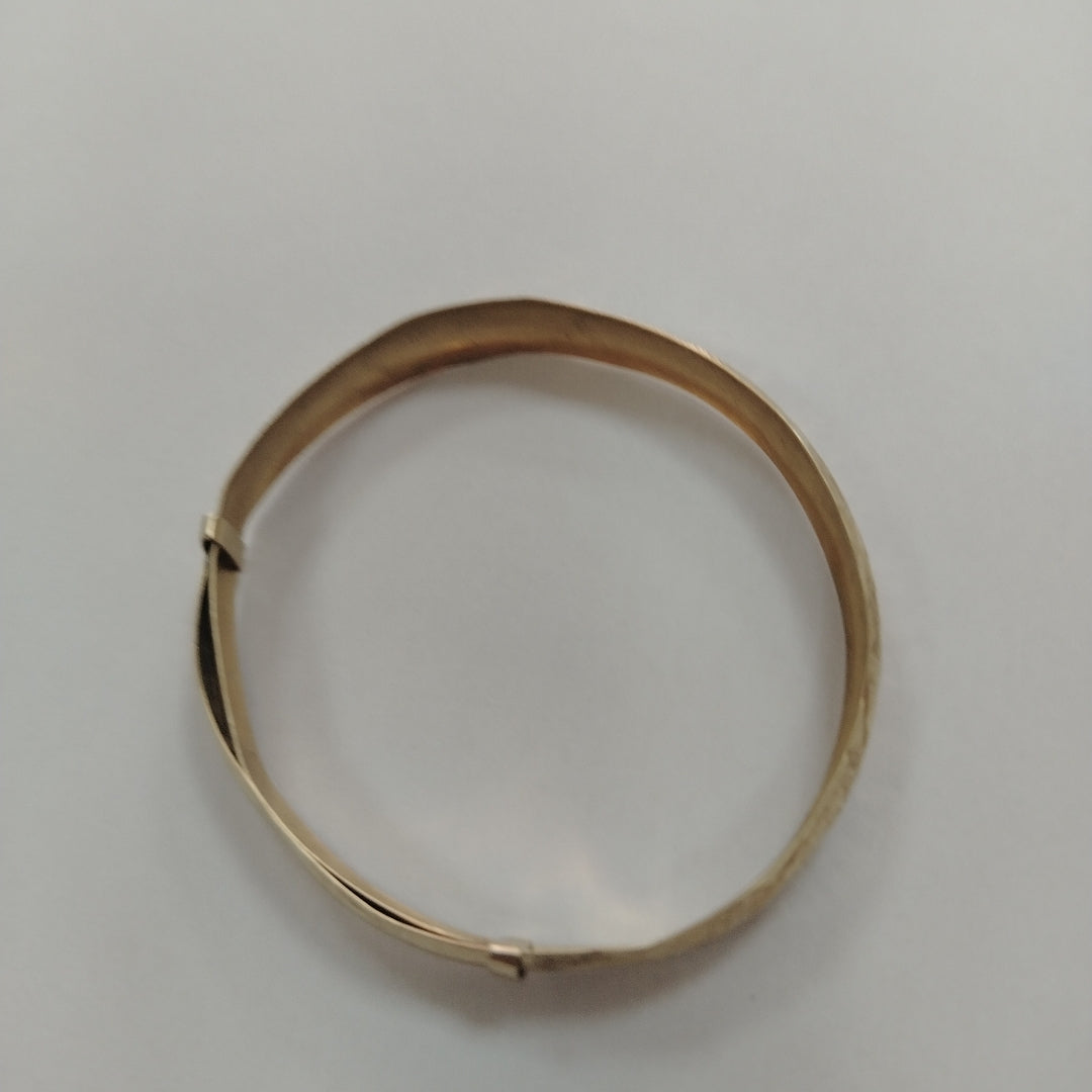 PULSERA RIGIDA ORO 10 K 6,30 GRMS (SEMINUEVO)