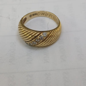 ANILLO ORO 14 K 4.4 GRMS (SEMINUEVO)