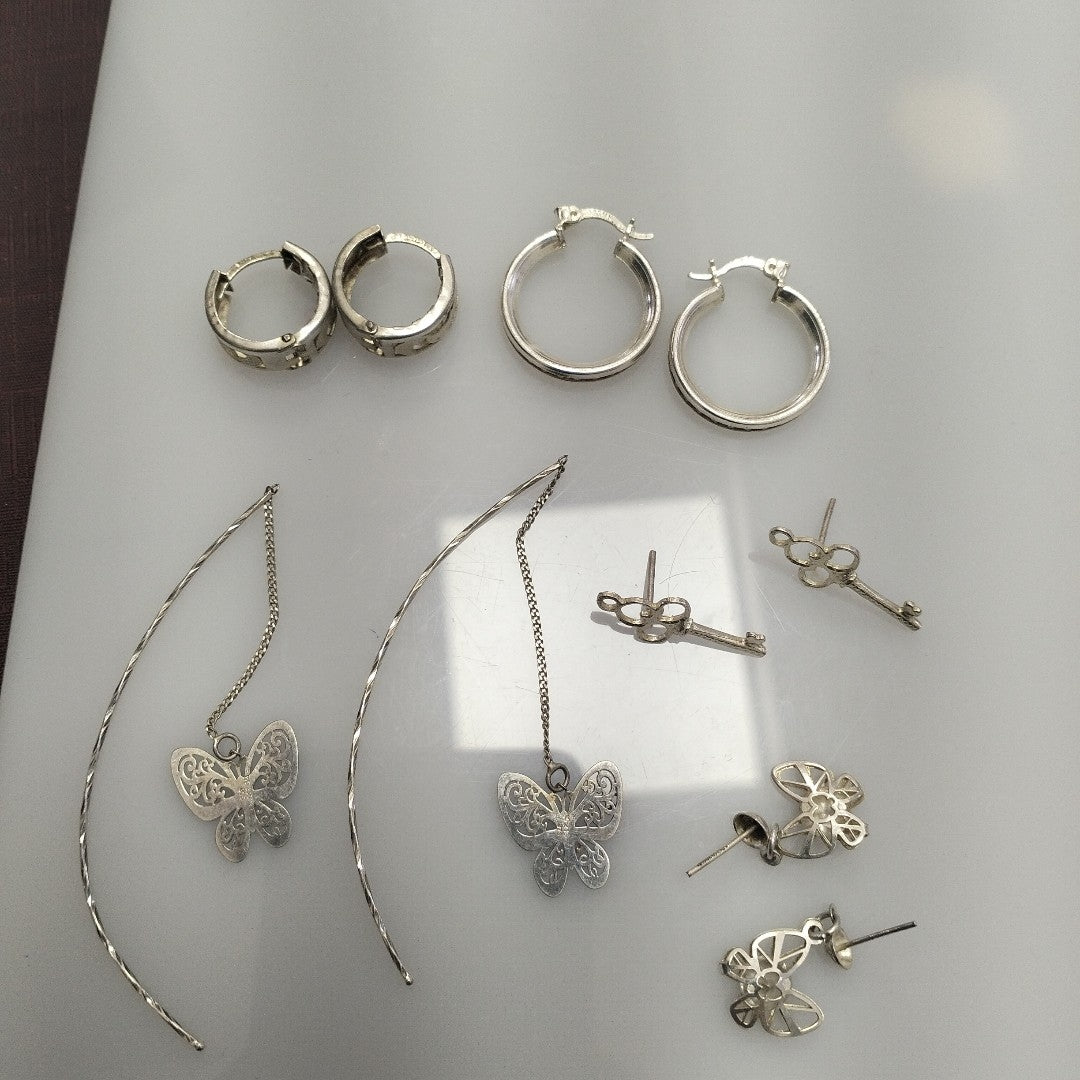 ARETES PAR PLATA 10.4 GRMS (SEMINUEVO)