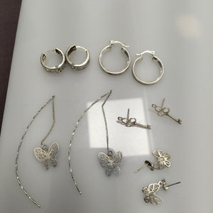 ARETES PAR PLATA 10.4 GRMS (SEMINUEVO)