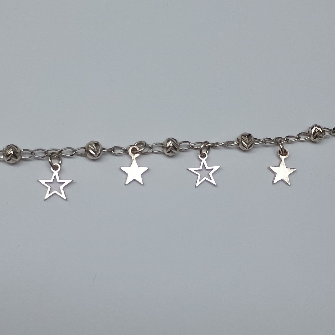 PULSERA TEJIDO ESPECIAL PLATA .925 18 CM 3.1 GR (NUEVO)