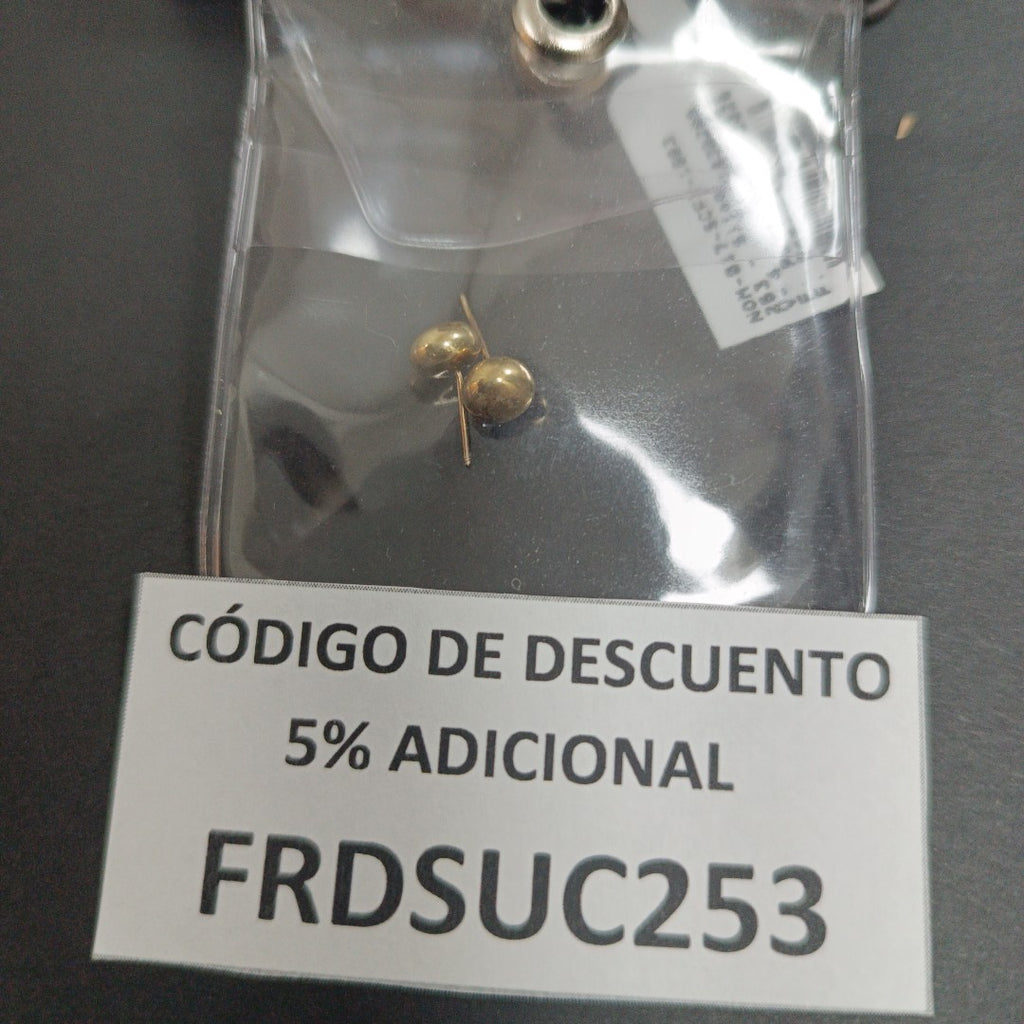 BROQUELES PAR ORO 10 K 0.2 GRMS (SEMINUEVO)