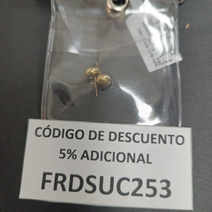 BROQUELES PAR ORO 10 K 0.2 GRMS (SEMINUEVO)