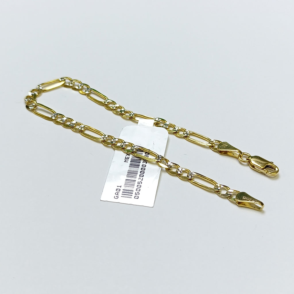 PULSERA 3X1 14K 18 CM 3.9 GR (NUEVO)