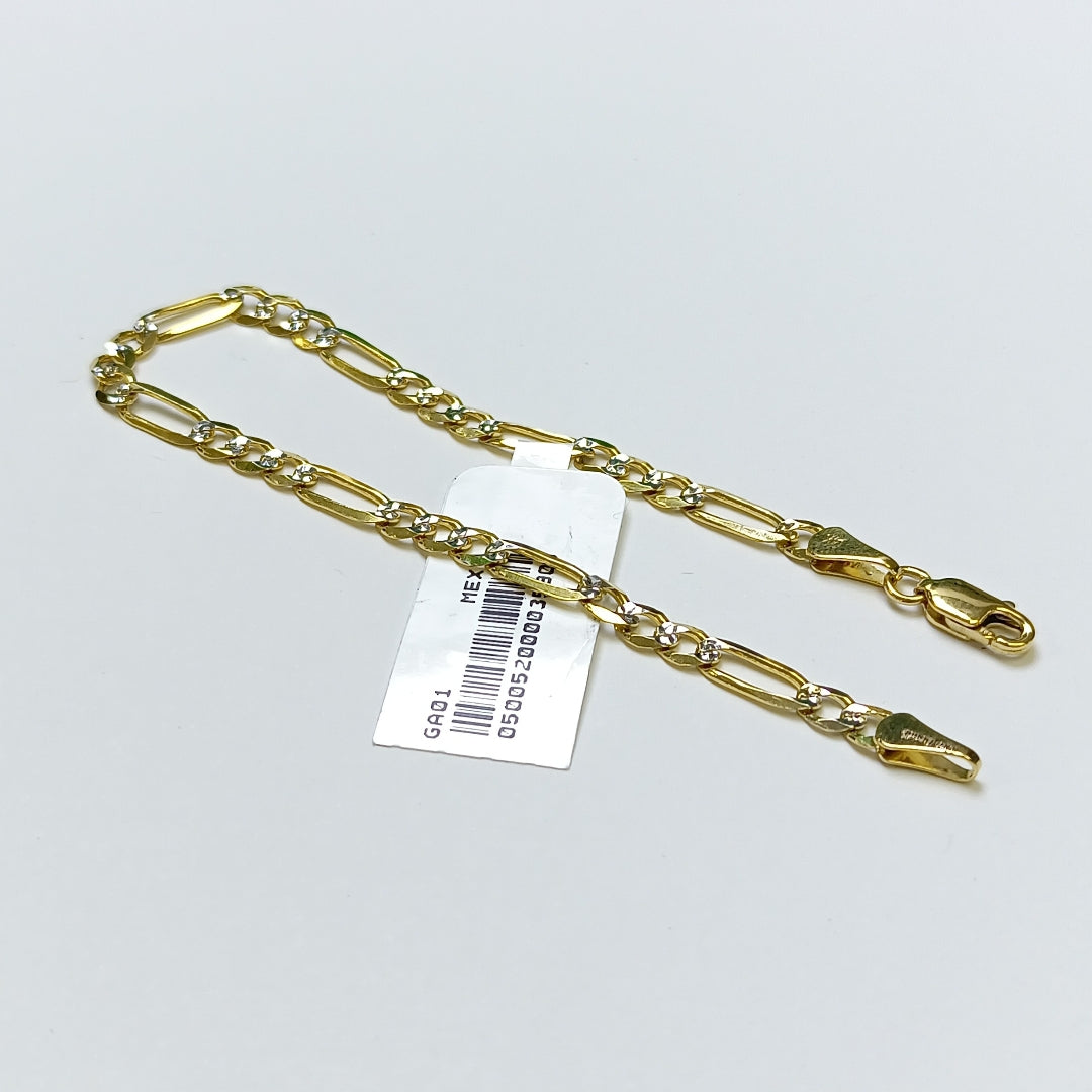 PULSERA 3X1 14K 18 CM 3.9 GR (NUEVO)