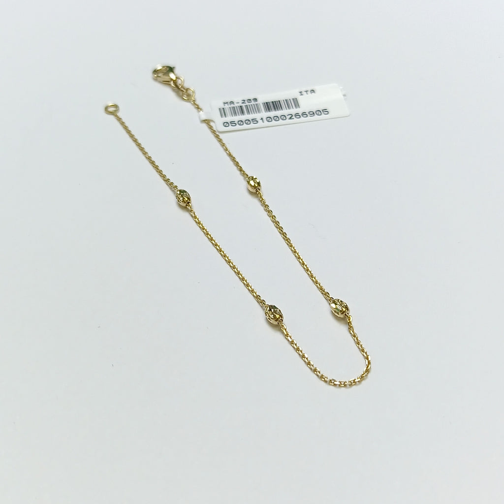 PULSERAS DAMA ORO 14K 1.1 (NUEVO)