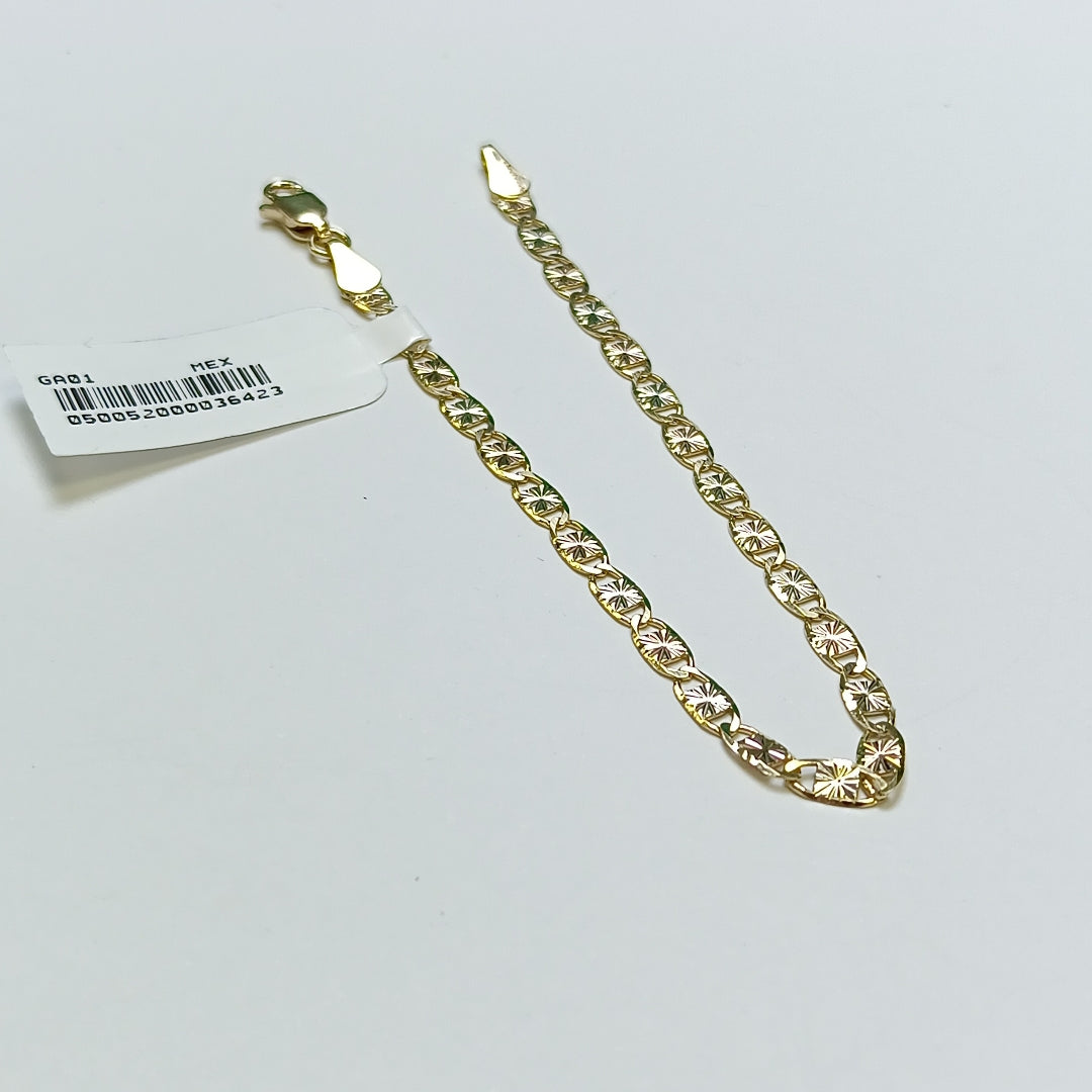 PULSERA GUCHI 14K 18 CM 2.9 GR (NUEVO)