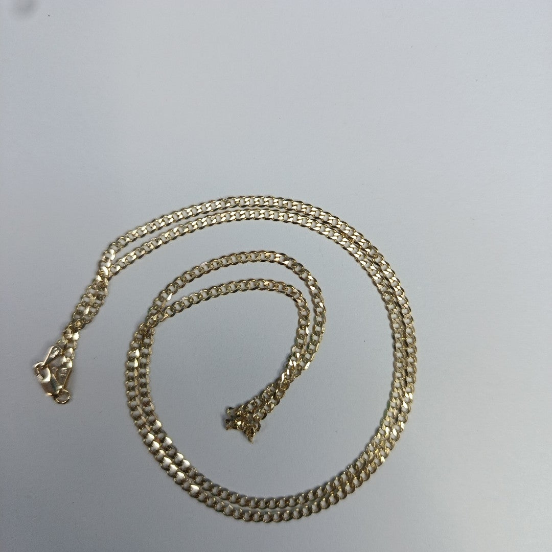 CADENA BARBADA 14K 60 CM 6 GR (NUEVO)