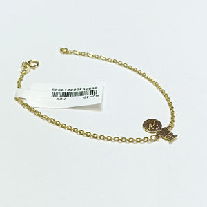 PULSERA TEJIDO ESPECIAL FIG NIÑO 14K 18 CM 1.5 GR (NUEVO)