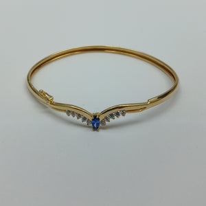 PULSERA RIGIDA ORO 14 K 6.1 GRMS (SEMINUEVO)
