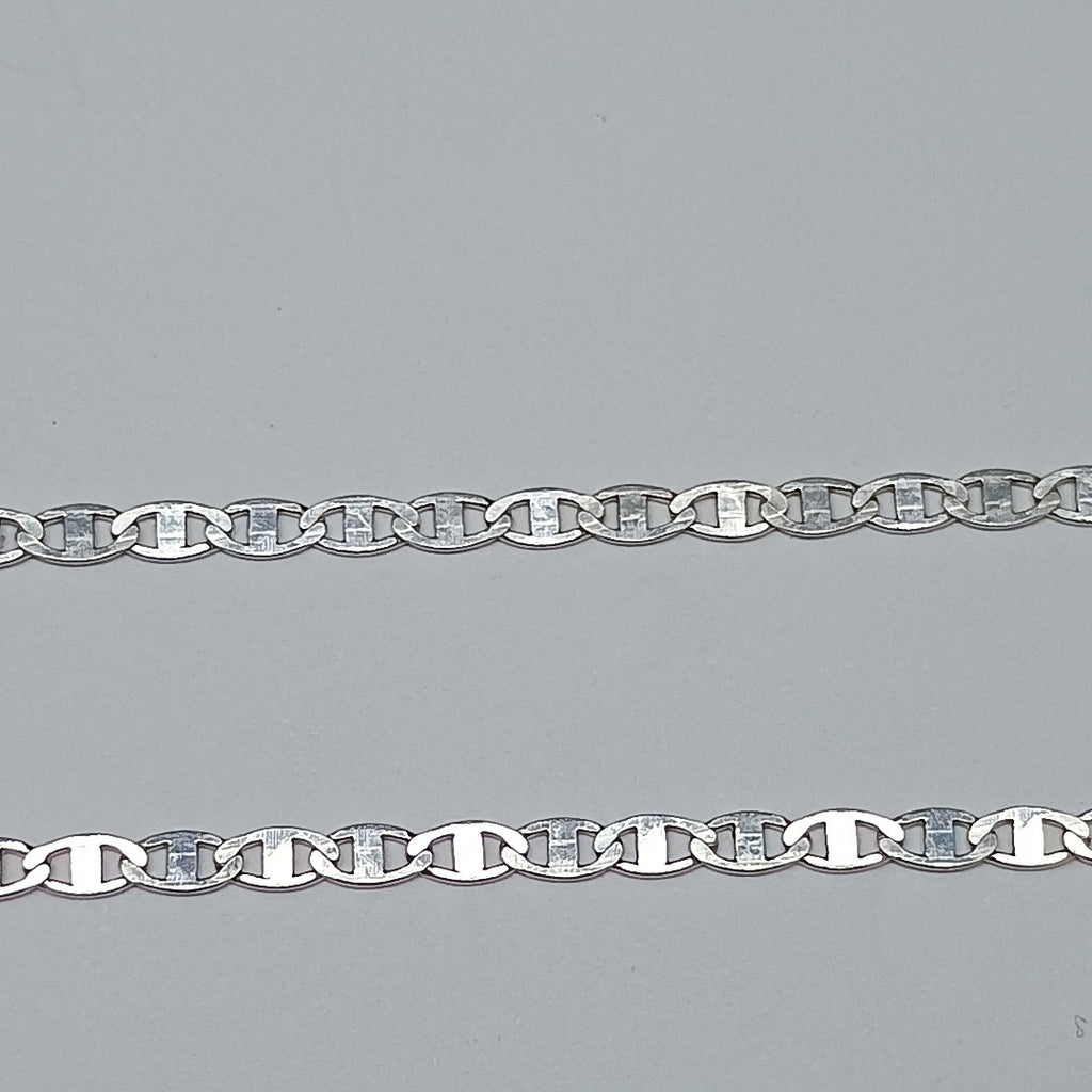 CADENA TEJIDO ESPEJO PLATA .925 60 CM 4.3 GR (NUEVO)