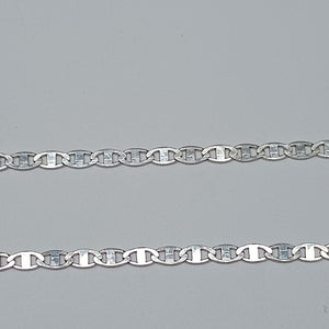 CADENA TEJIDO ESPEJO PLATA .925 60 CM 4.3 GR (NUEVO)
