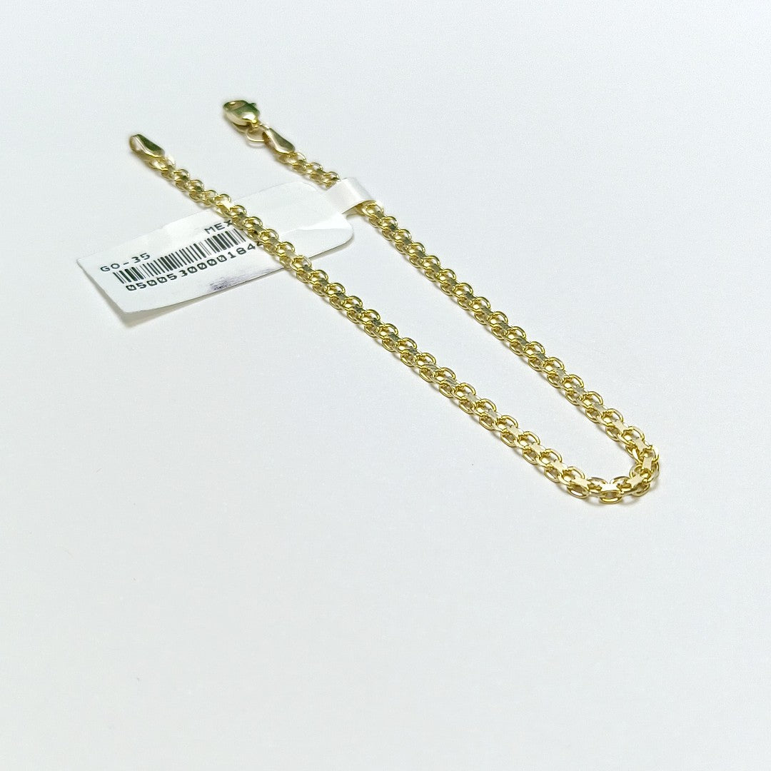 PULSERA BISMARK 14K 18 CM 2.4 GR (NUEVO)