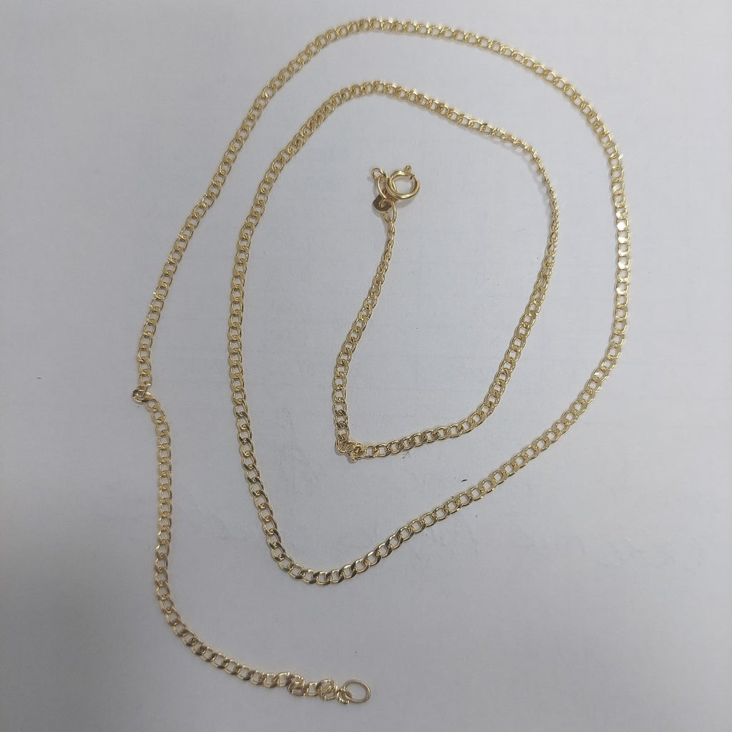 CADENAS BARBADA AMARILLA ORO 14K 1.8 (NUEVO)