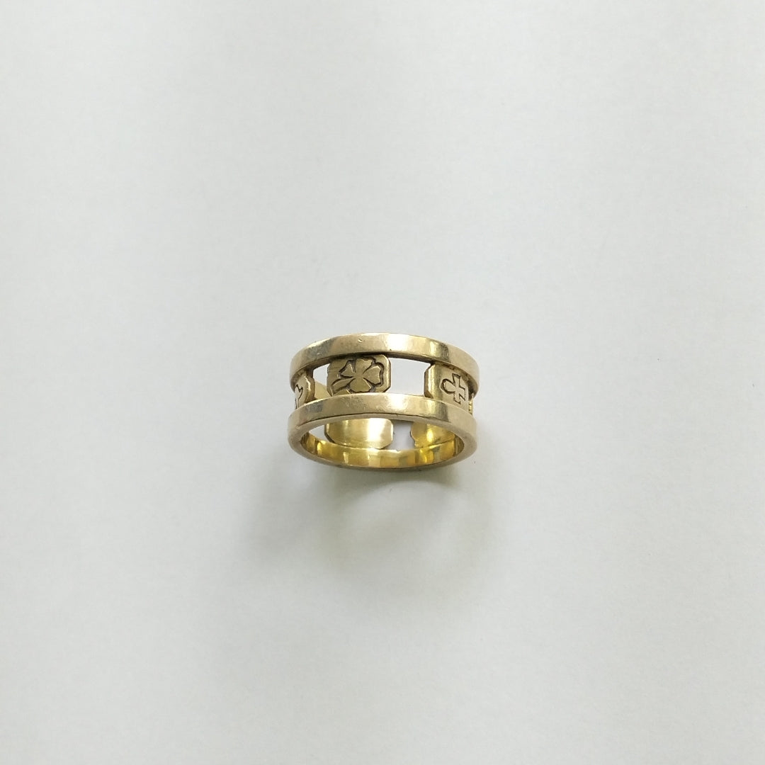 ANILLO ORO 10 K 9.5 GRMS (SEMINUEVO)