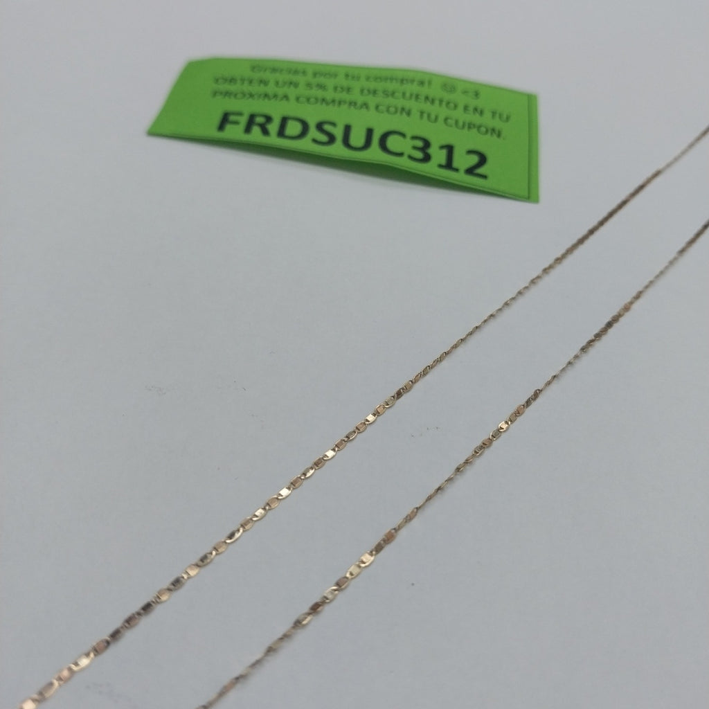 CADENA ORO 10 K 0.8 GRMS (SEMINUEVO)