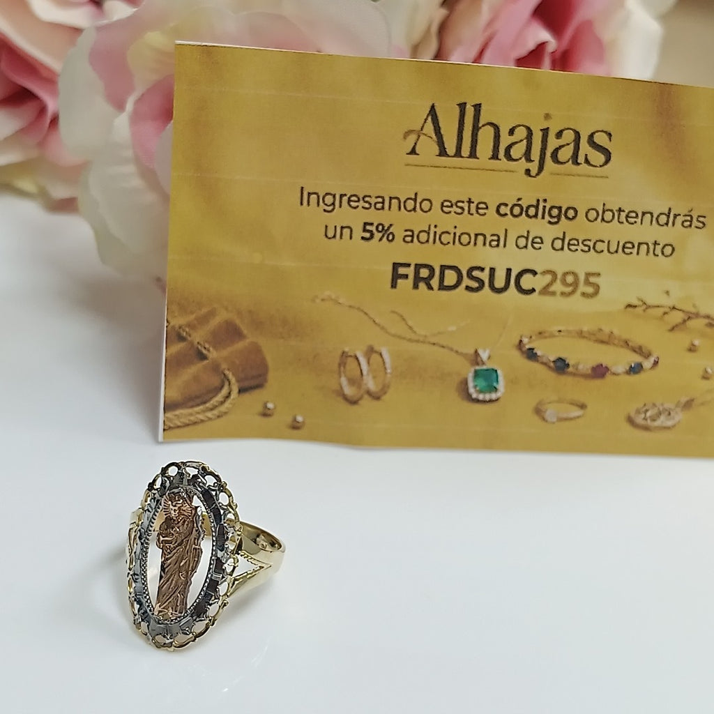 ANILLITO ORO, ORO COMBINADO 14 K 1.9 GRMS (SEMINUEVO)