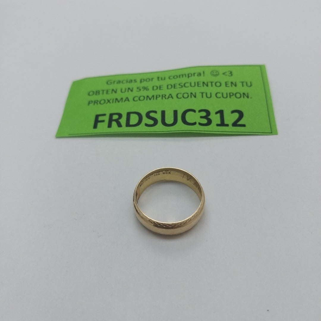 ARGOLLA ORO 14 K 1,60 GRMS (SEMINUEVO)