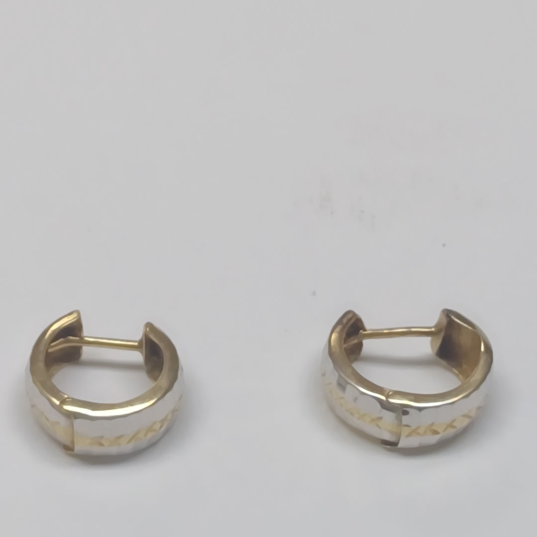 ARRACADAS PAR ORO 14 K 1 GRMS (SEMINUEVO)