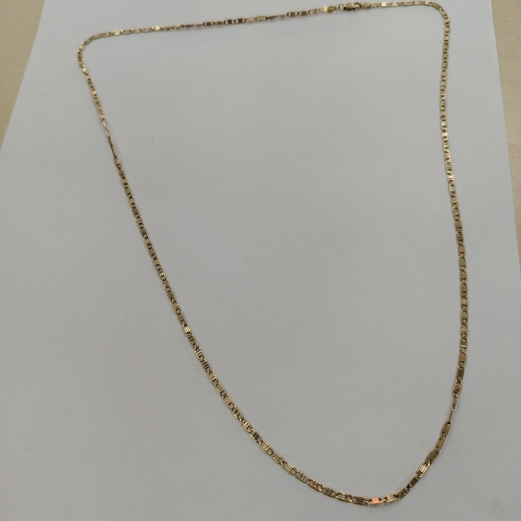 CADENA ORO, ORO COMBINADO 14 K 7.3 GRMS (SEMINUEVO)