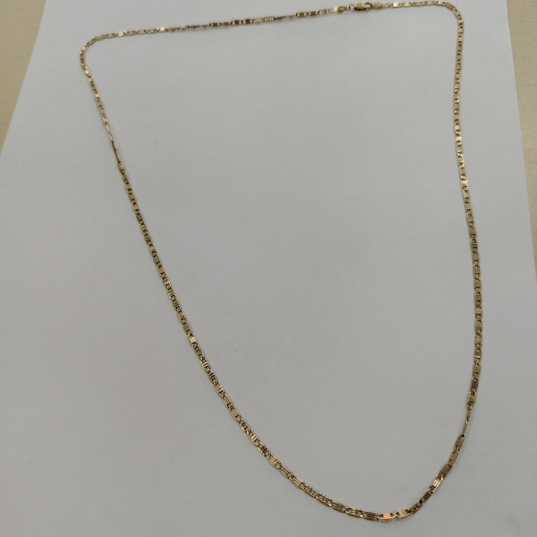 CADENA ORO, ORO COMBINADO 14 K 7.3 GRMS (SEMINUEVO)