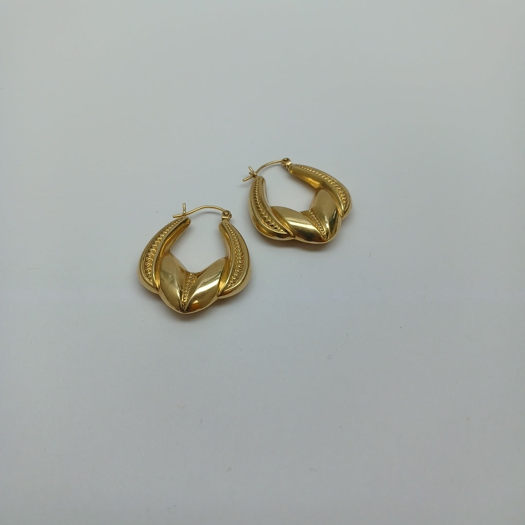 ARETES PAR ORO 14 K 4.1 GRMS (SEMINUEVO)
