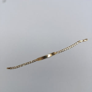 PULSERA ESCLAVA 3X1 14K 16 CM 3.8 GR (NUEVO)