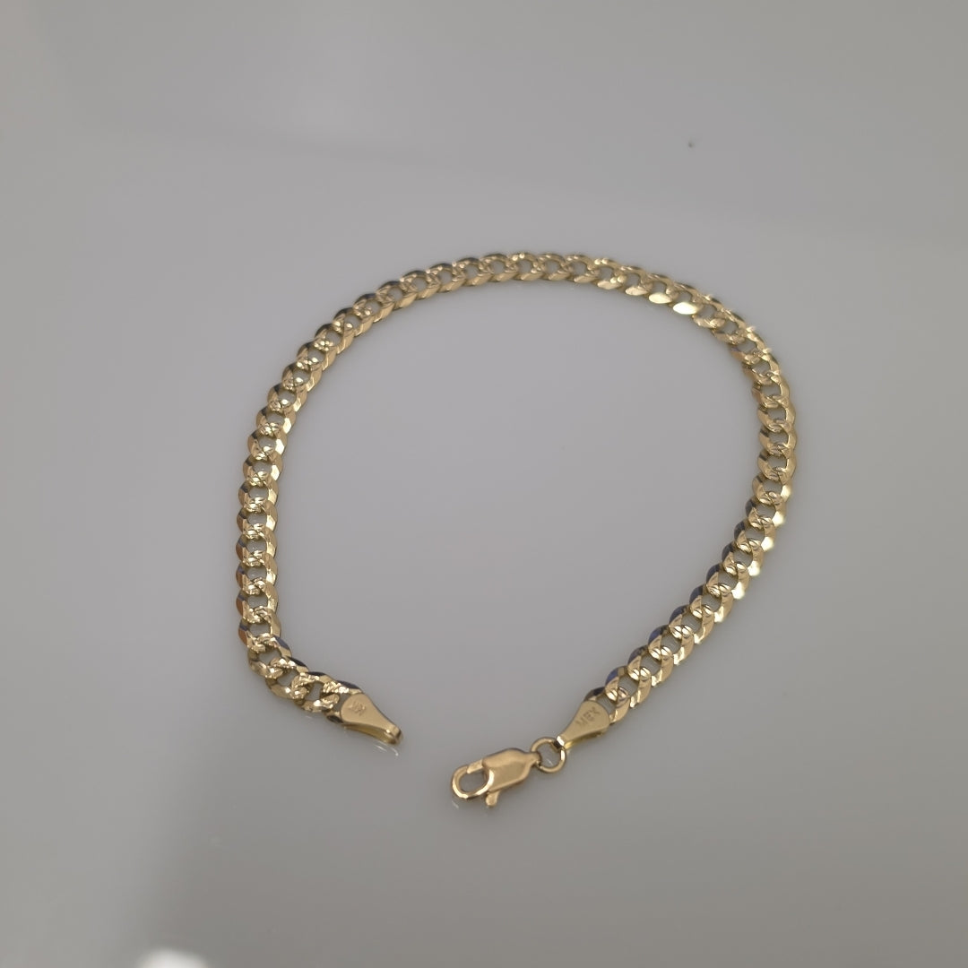 PULSERA BARBADA 14K 21 CM 7.5 GR (NUEVO)