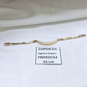 ESCLAVA ORO 14 K 6,70 GRMS (SEMINUEVO)