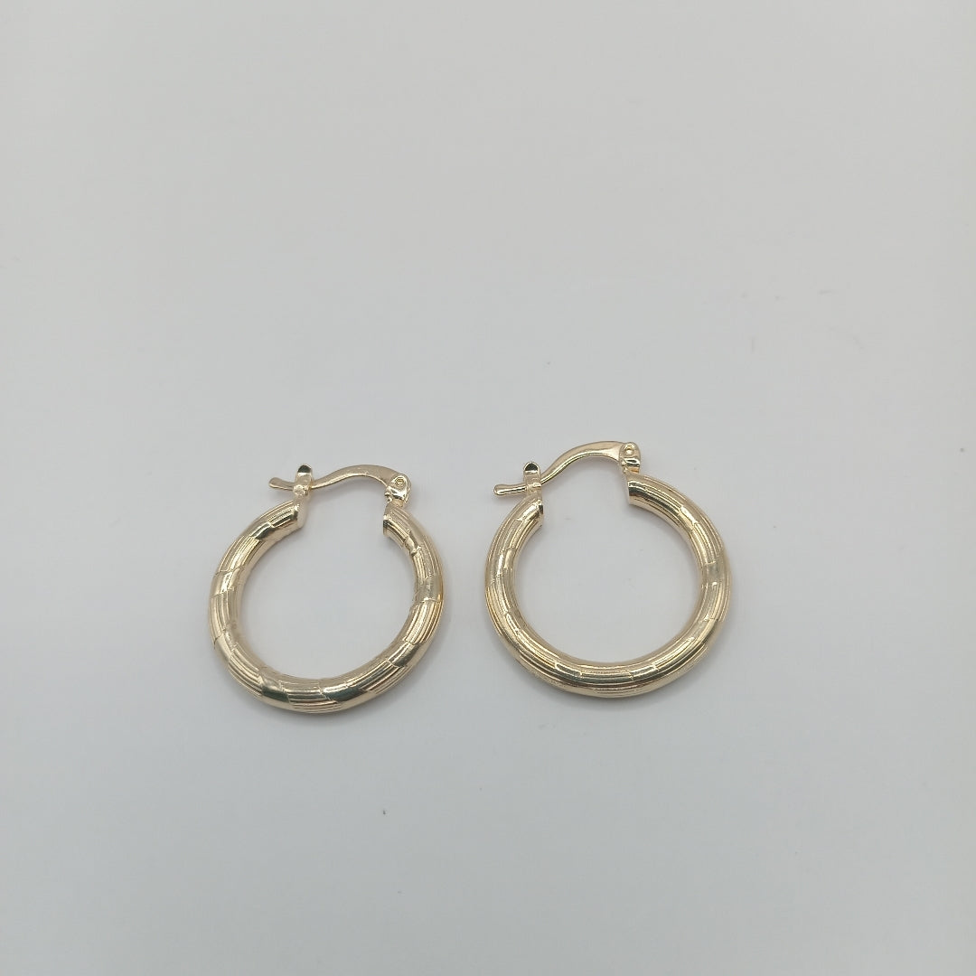 ARETES ARRACADAS 14K 2.7 GR (NUEVO)
