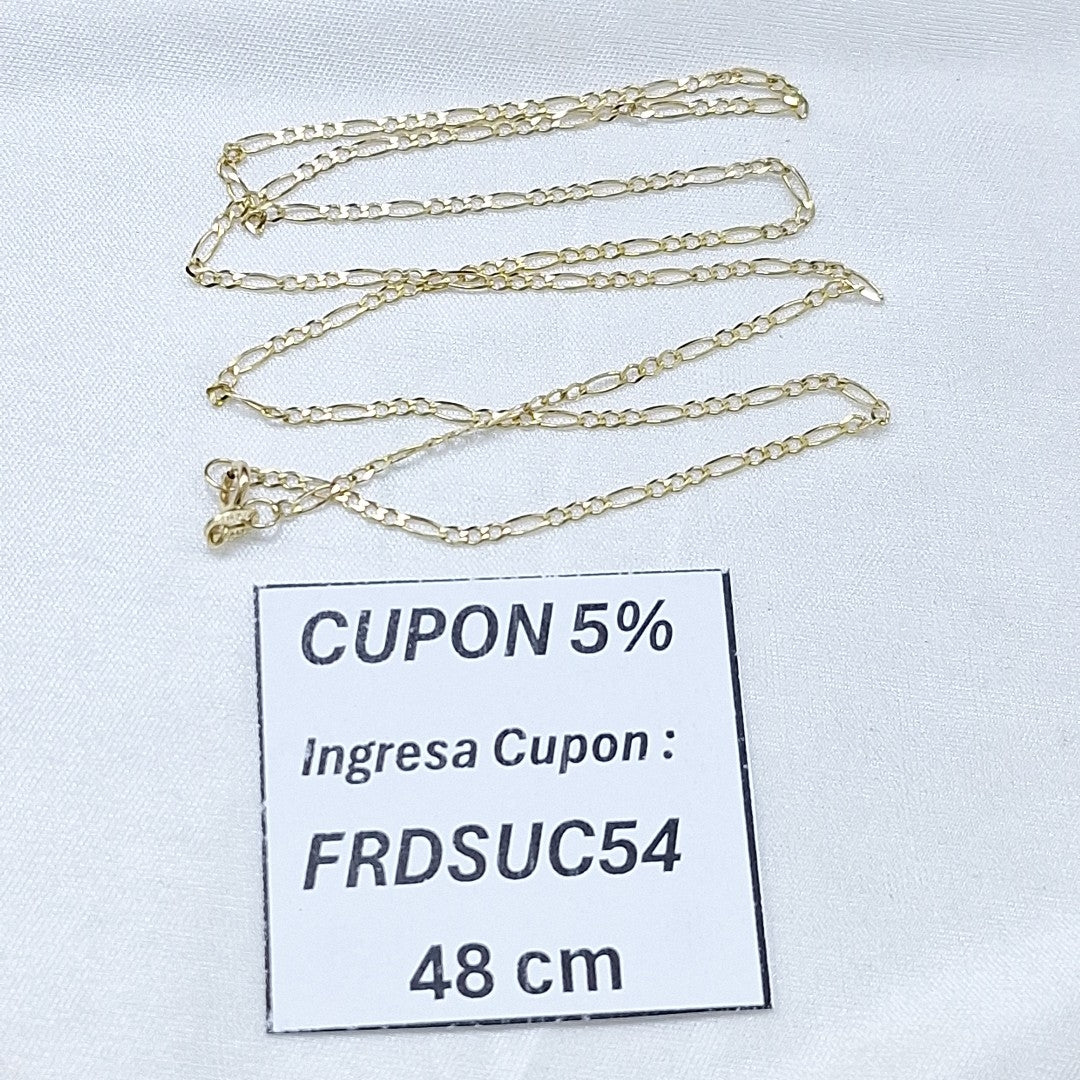 CADENA ORO 14 K 2,00 GRMS (SEMINUEVO)