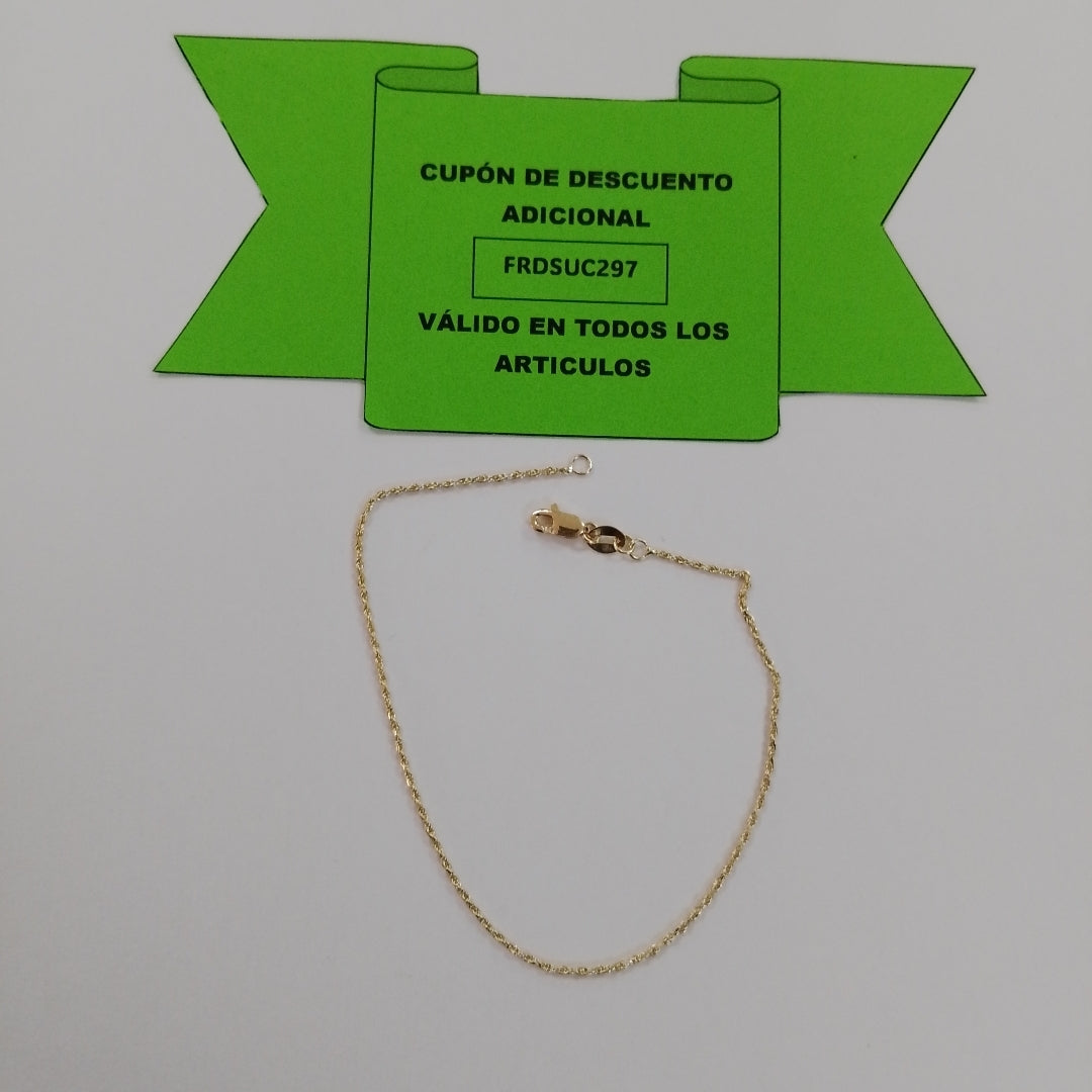 PULSERA TORZAL 14K 21 CM 1.4 GR (NUEVO)