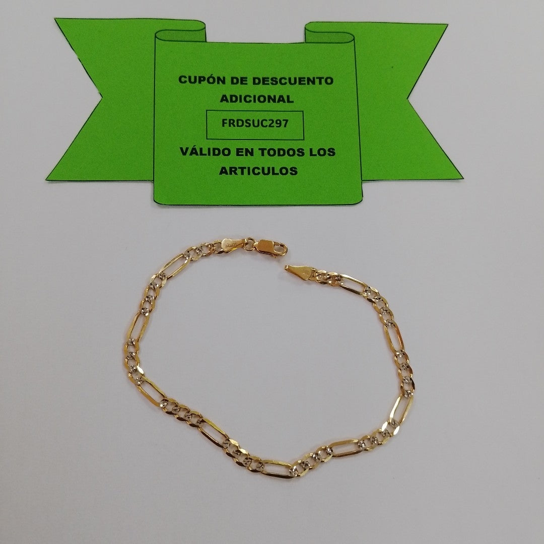 PULSERA 3X1 14K 21 CM 4.6 GR (NUEVO)