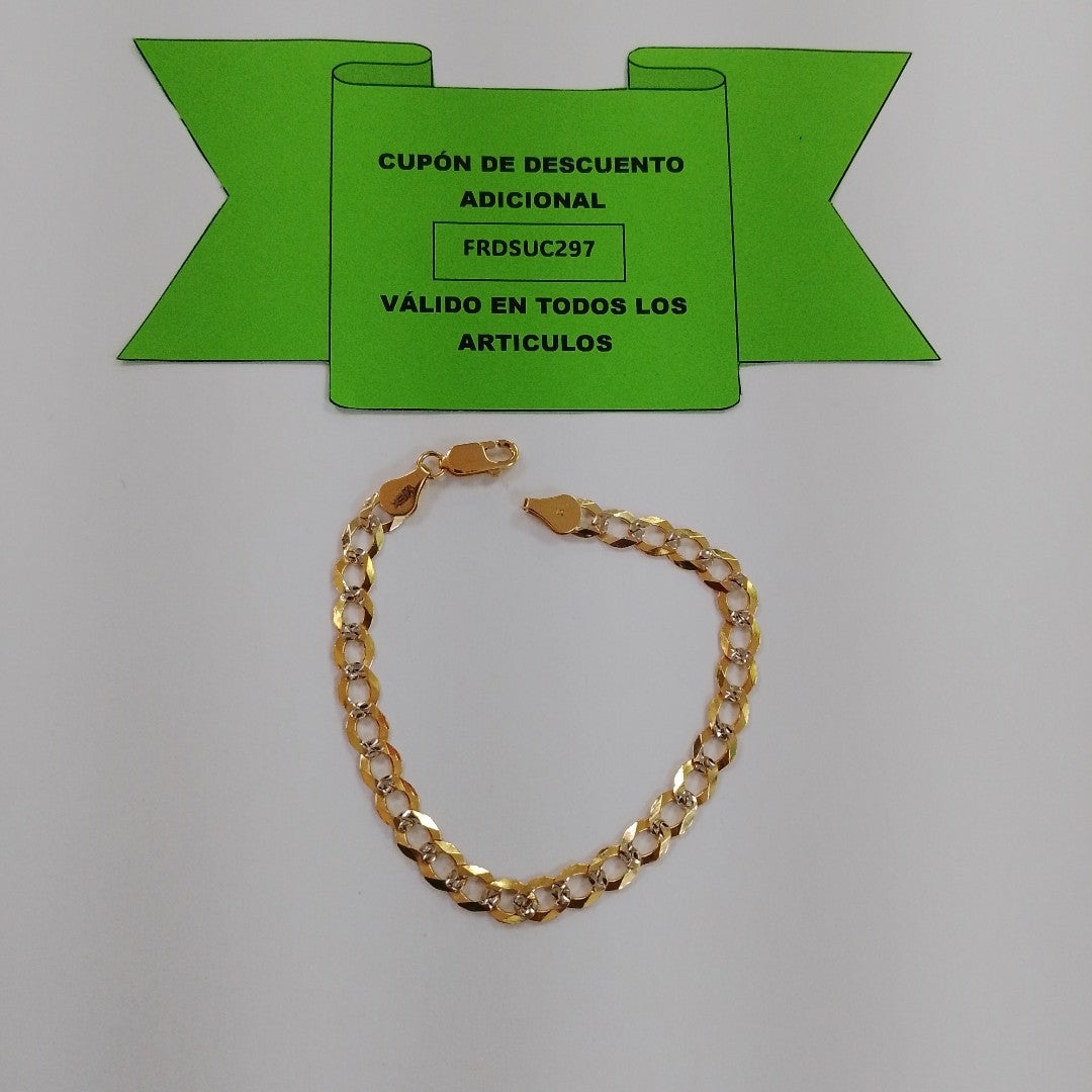 PULSERA BARBADA 14K 21 CM 5.6 GR (NUEVO)