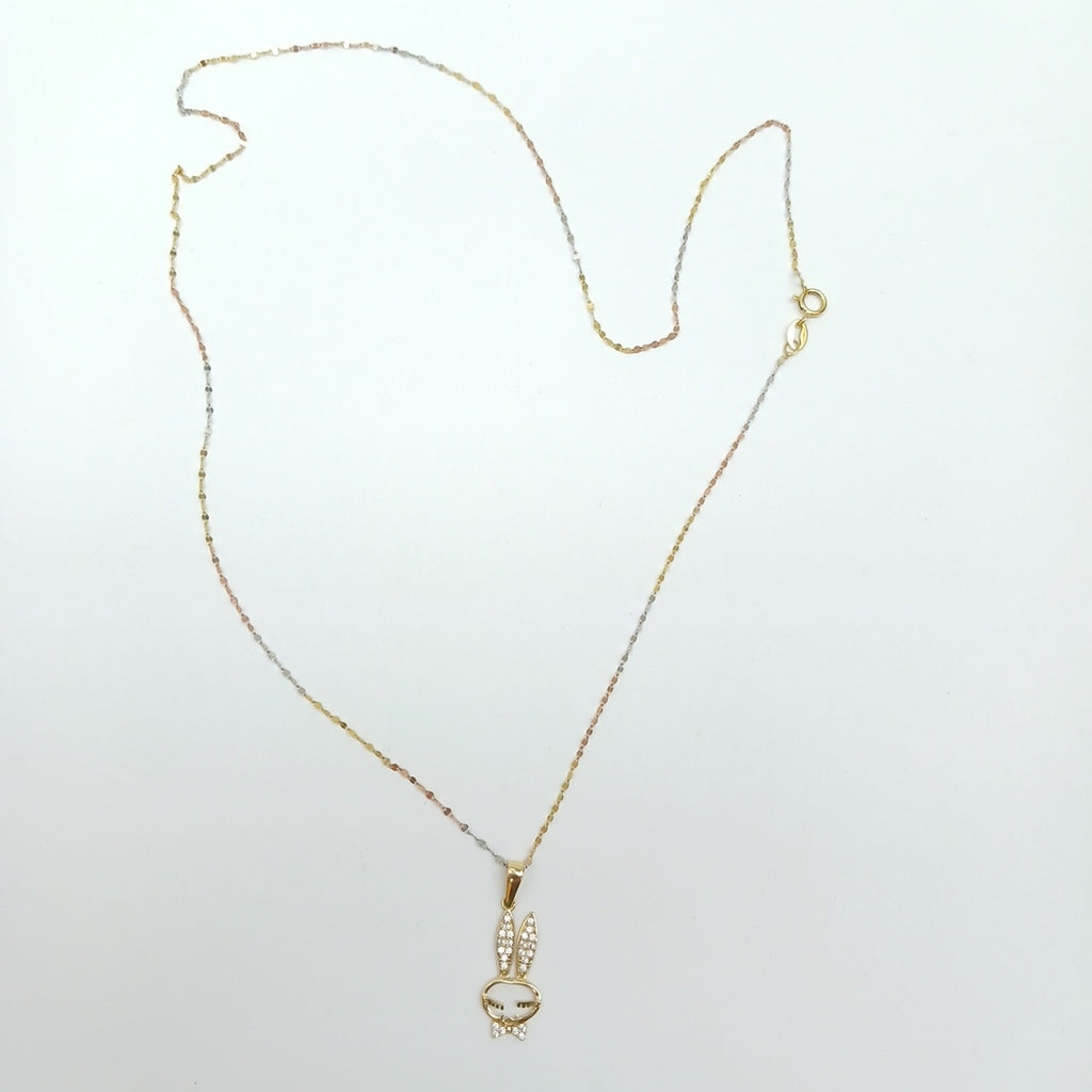 CADENA, DIJE ORO 14 K 1.4 GRMS (SEMINUEVO)