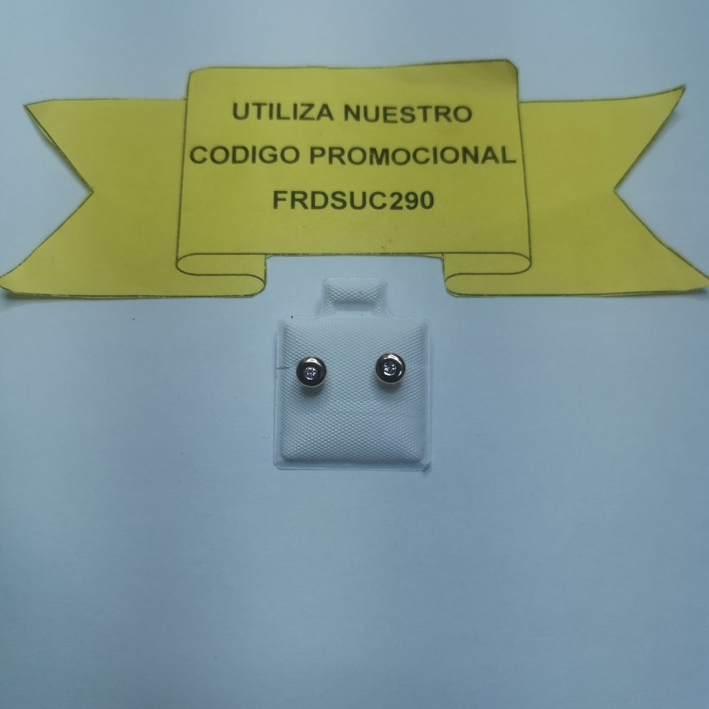 BROQUELES BROQUEL C CIRCONIA 14K 0.27 GR (NUEVO)