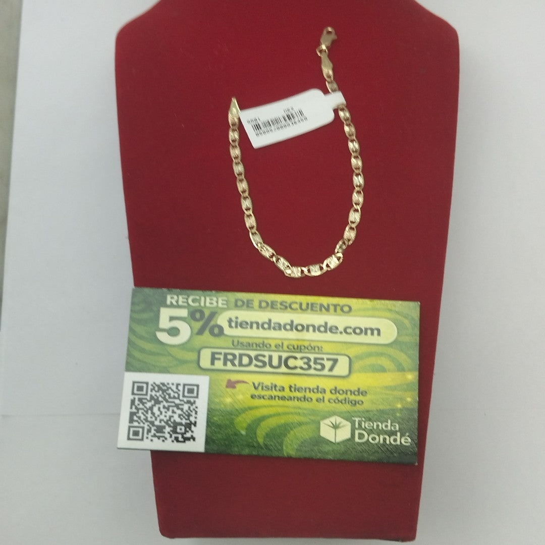 PULSERA GUCHI 14K 18 CM 2.9 GR (NUEVO)