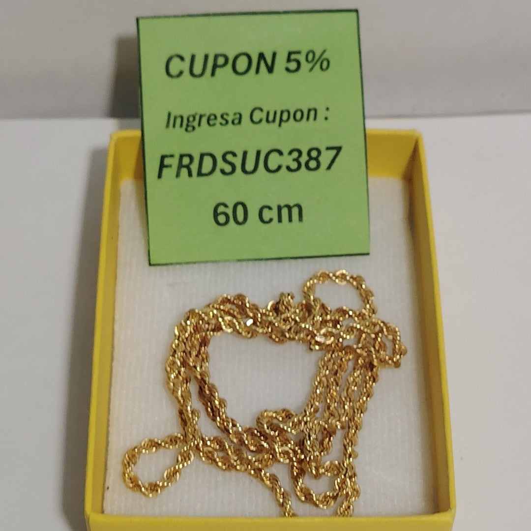 CADENA ORO 14 K 4,30 GRMS (SEMINUEVO)
