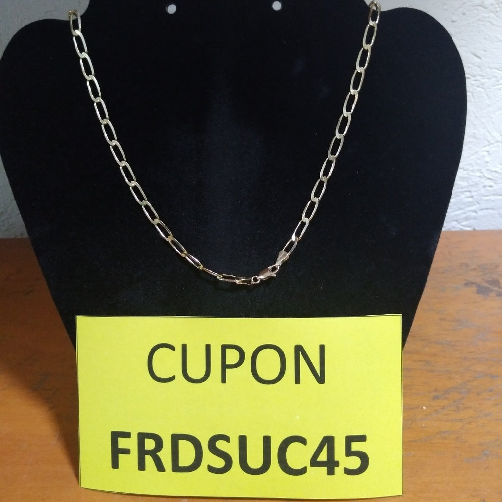 CADENA ESLABON 14K 60 CM 11.8 GR (NUEVO)