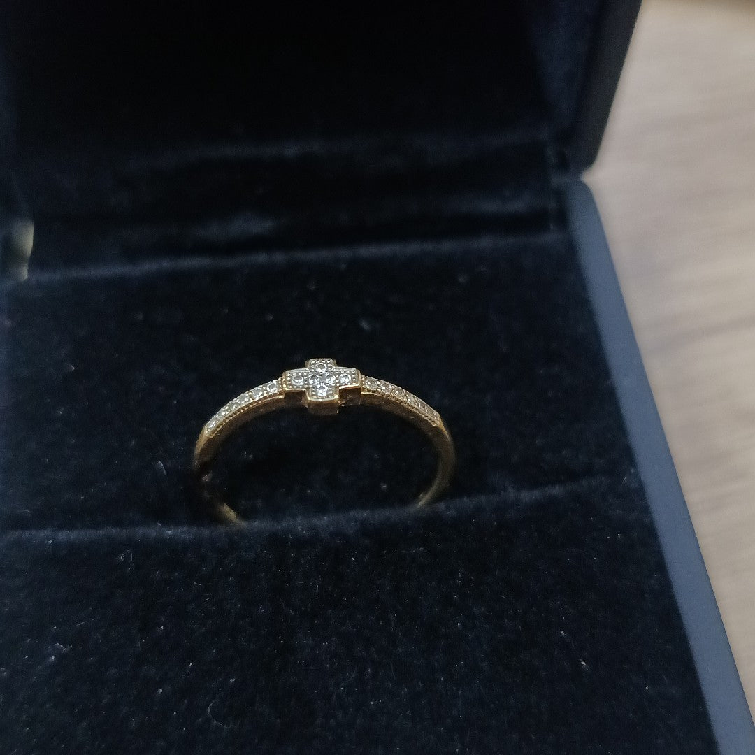 ANILLO ORO 10 K 1,10 GRMS (SEMINUEVO)